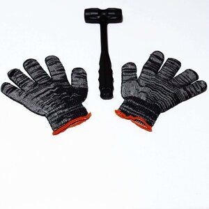 New Hammer Mallet & One Size Unisex Sweater Gloves